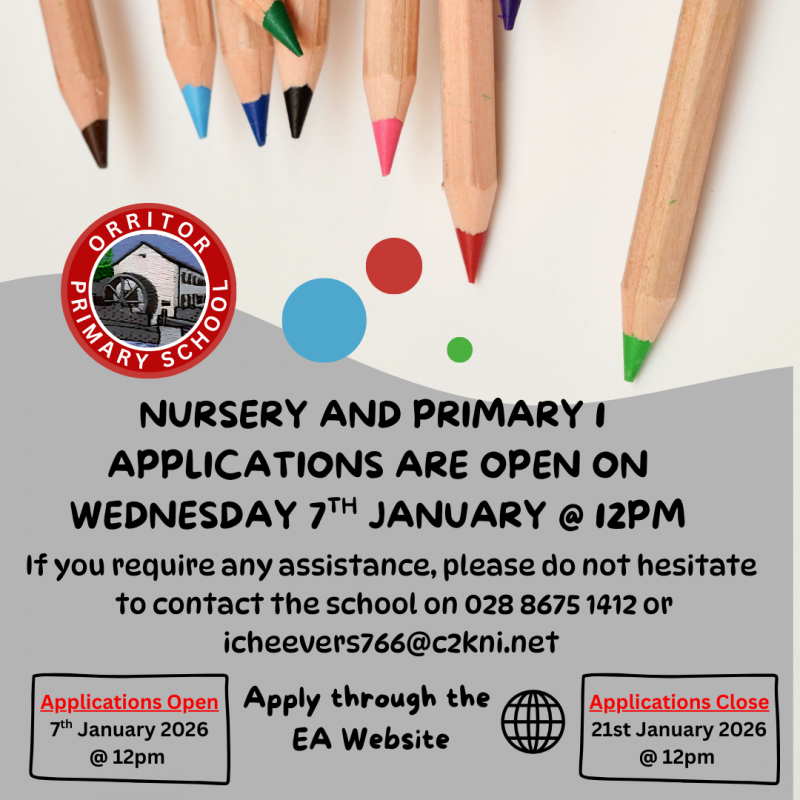 Nursery and Primary 1 Admissions 